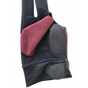 2019 Champion Cut 3 finger Pool Cue Stick Glove- Left hand Predator( Wine)